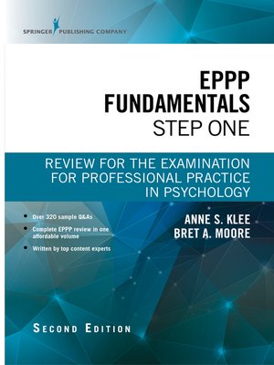 cover image of EPPP Fundamentals, Step One